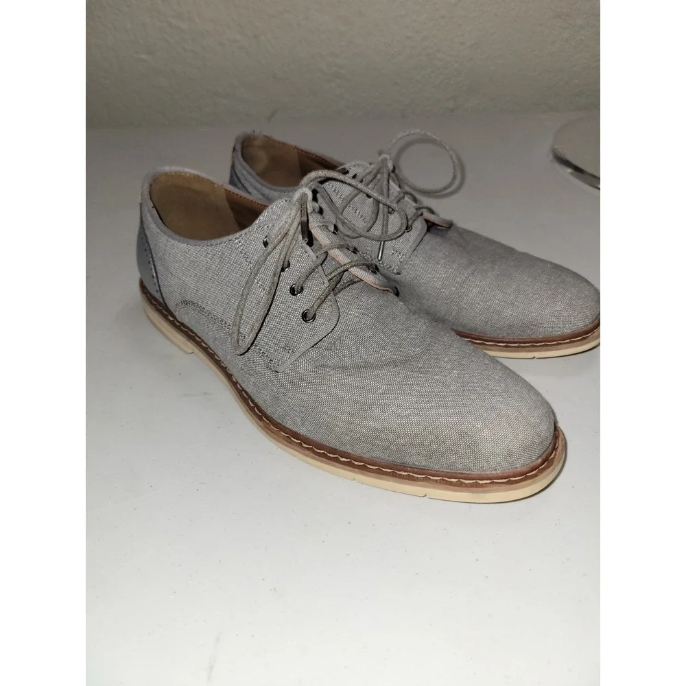 Madden‎ Oxford Shoes Men's 9.5M Julian Dress Plain Toe Lace Up Gray
